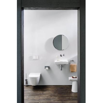 LAUFEN H3840610040001 - Wandgemonteerde WC-borstel NIARA, glanzend chroom