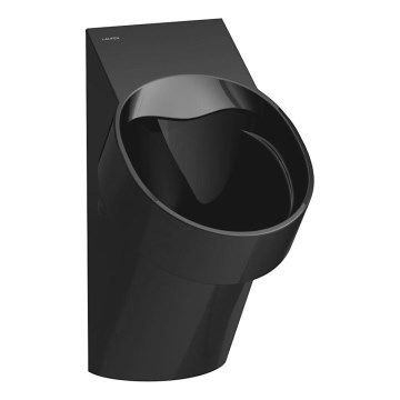 LAUFEN H8402857160001 - Urinoir VAL, achteraansluiting, achterafvoer, keramiek/mat zwart