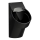 LAUFEN H8402860200001 - Urinoir met sensor VAL 230V, achteraansluiting, achterafvoer, keramiek/hoogglans zwart