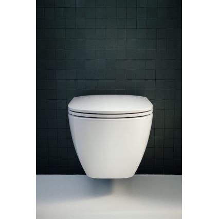 LAUFEN H8660800000001 - Wandhangend toilet LUA, keramiek/wit + SoftClose toiletbril LUA, duroplast/wit