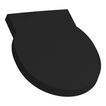 LAUFEN H8942827160001 - Deksel voor urinoir SoftClose VAL duroplast/mat zwart