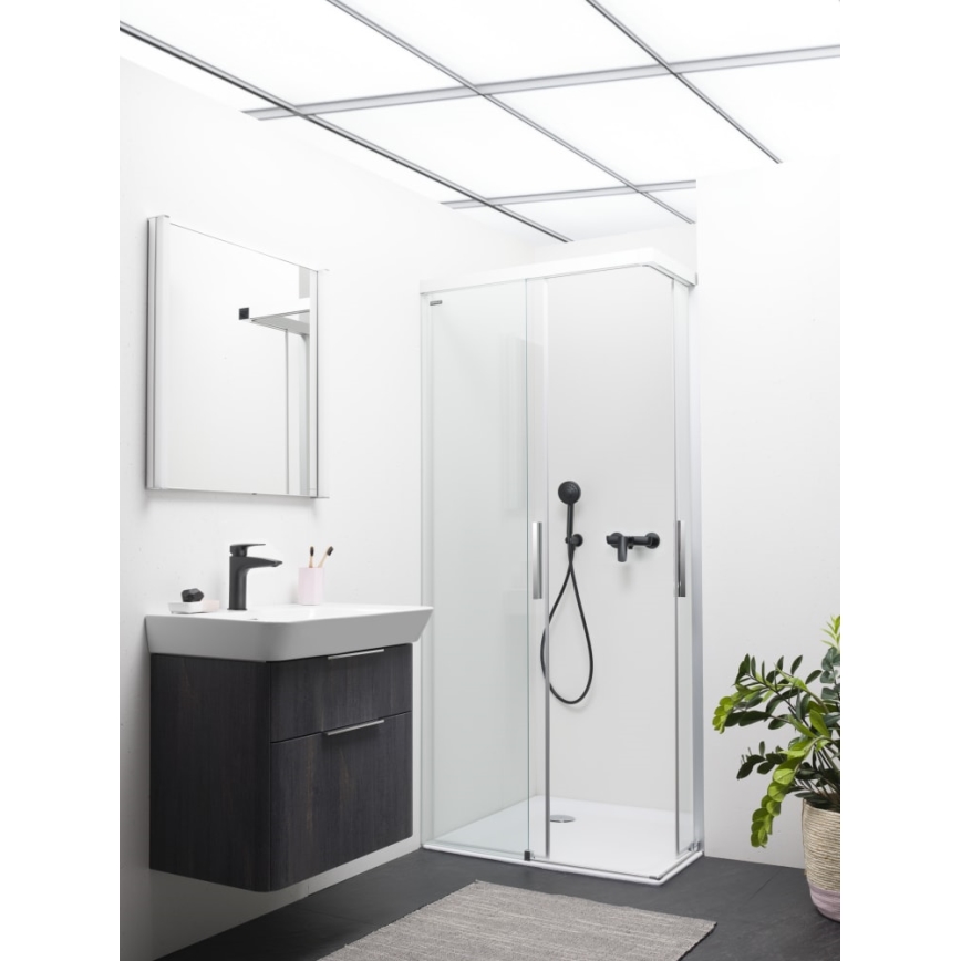 LAUFEN HF500702428000 - Kraan voor wastafel LAURIN 16,2 cm titaan mat zwart