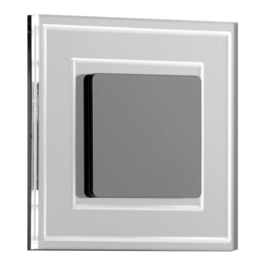 LDST KE-01-CB-BC8- LED Trapverlichting KELLY 8xLED/1,2W/230V glanzend zwart 3500K