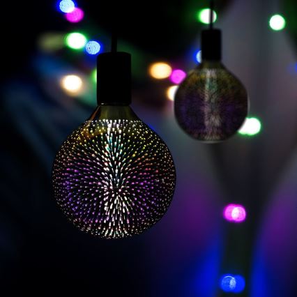 LED 3D Lamp FILAMENT G125 E27/4W/230V 3000K