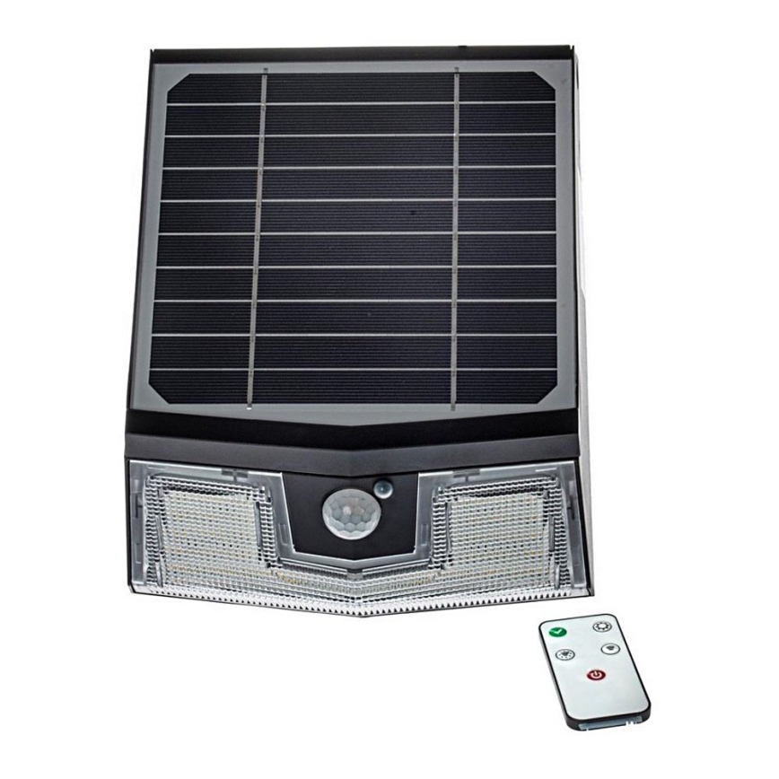 LED 44 / 5.000 Solar wandlamp met bewegings- en schemersensor TRANSFORMER LED/7W/3,7V IP65 + afstandsbediening