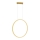 LED Badkamer hanglamp aan een snoer SATURNO LED/28W/230V IP44 goud