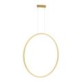 LED Badkamer hanglamp aan een snoer SATURNO LED/46W/230V IP44 goud