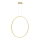 LED Badkamer hanglamp aan een snoer SATURNO LED/46W/230V IP44 goud