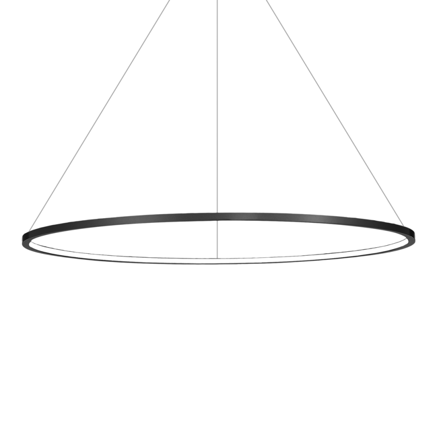 LED Badkamer hanglamp aan een snoer SATURNO LED/57W/230V IP44 antraciet