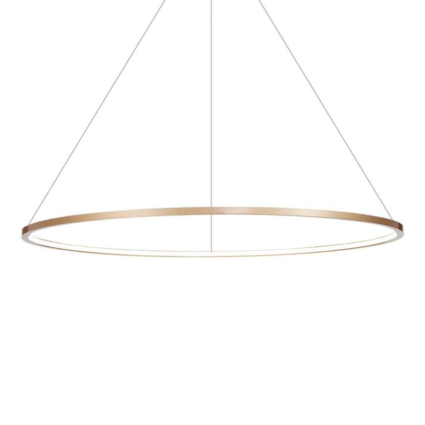 LED Badkamer hanglamp aan een snoer SATURNO LED/57W/230V IP44 goud
