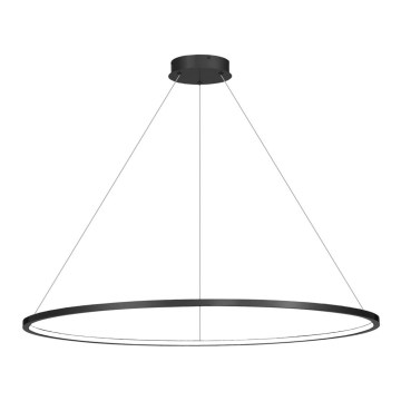 LED Badkamer hanglamp aan een snoer SATURNO LED/65W/230V IP44 antraciet