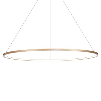 LED Badkamer hanglamp aan een snoer SATURNO LED/65W/230V IP44 goud