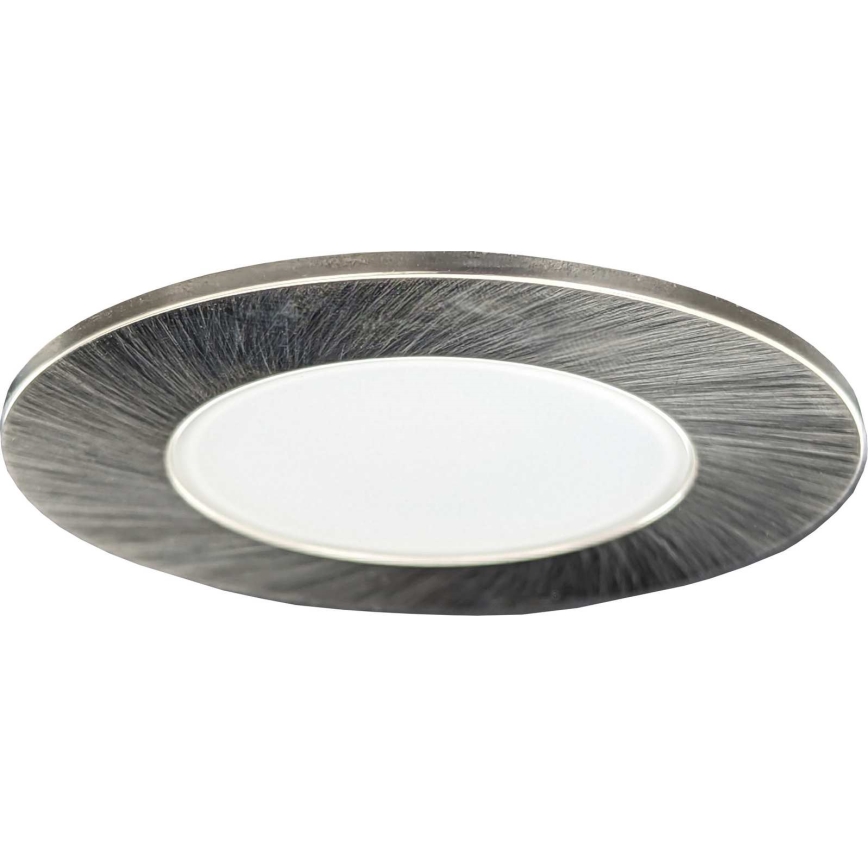 LED inbouwspot voor badkamer BONO LED/8W/230V 3000K IP65 mat chroom