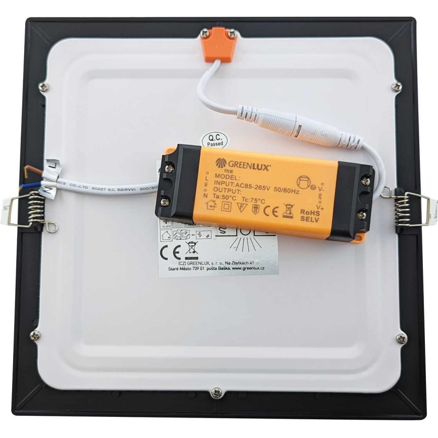 LED Badkamer inbouwverlichting VEGA LED/18W/230V 2800K 22,5 cm IP44
