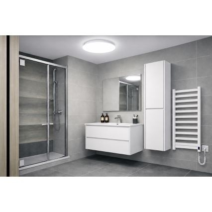 LED Badkamer plafondlamp ADAR LED/12W/230V IP44 4000K