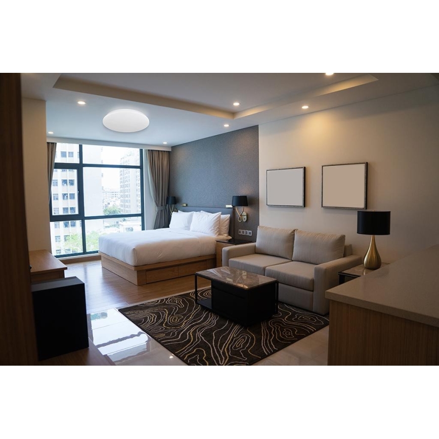 LED Badkamer plafondlamp ADAR LED/12W/230V IP44 4000K