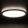 LED Badkamer plafondlamp AZPO LED/11,8W/230V diameter 22,5 cm IP54 zwart