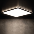 LED Badkamer plafondlamp AZPO LED/12,3W/230V IP54 zwart