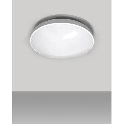 LED Badkamer plafondlamp CIRCLE LED/18W/230V 4000K diameter 30 cm IP44 wit