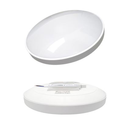 LED Badkamer plafondlamp CIRCLE LED/18W/230V 4000K diameter 30 cm IP44 wit