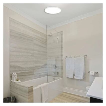 LED Badkamer plafondlamp LED/18W/230V 3000/4000/5700K IP55 wit