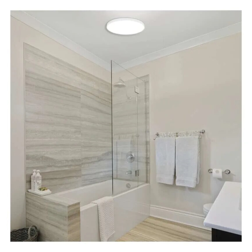 LED Badkamer plafondlamp LED/18W/230V 3000/4000/5700K IP55 wit
