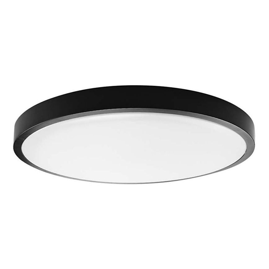 LED Badkamer plafondlamp LED/24W/230V 3000K IP44 zwart