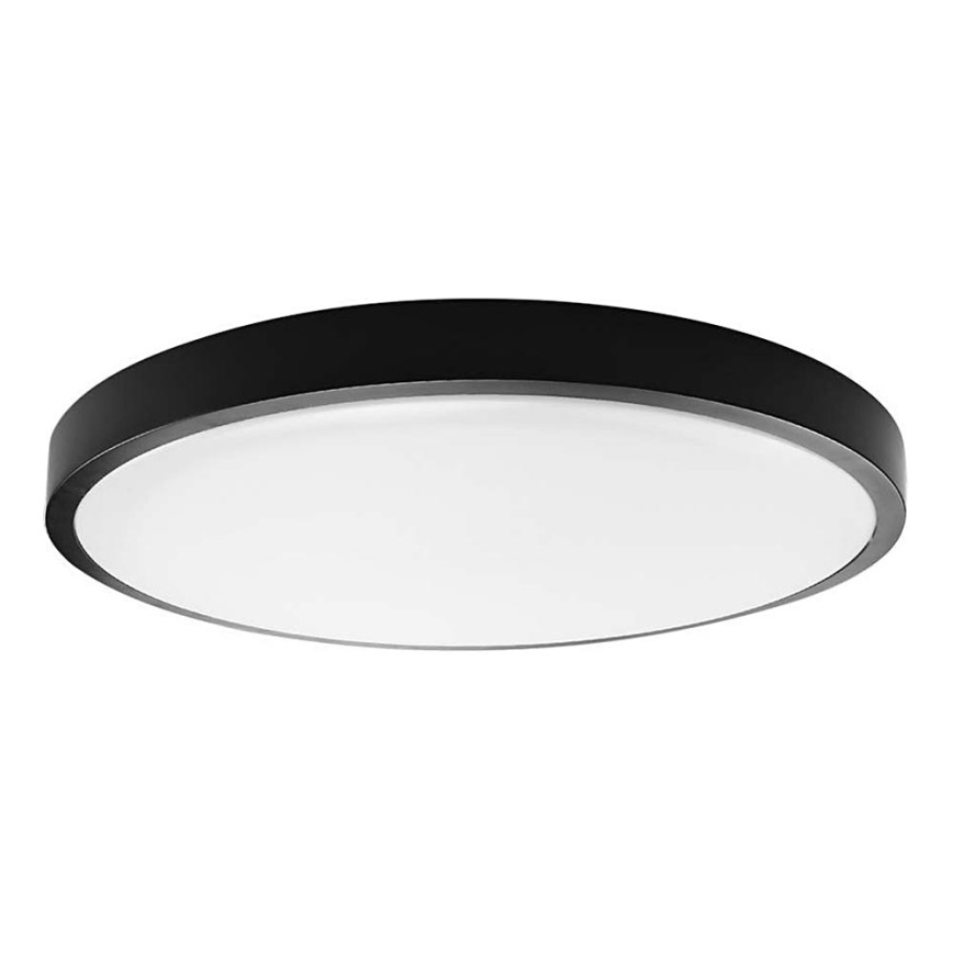 LED Badkamer plafondlamp LED/24W/230V 4000K IP44 zwart