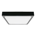 LED Badkamer plafondlamp LED/30W/230V 3000K IP44 42x42 cm zwart