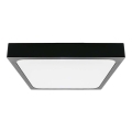 LED Badkamer plafondlamp LED/30W/230V 6500K IP44 42x42 cm zwart