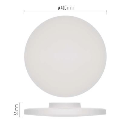 LED Badkamer plafondlamp LED/32W/230V 3000/4000/5700K IP55 wit