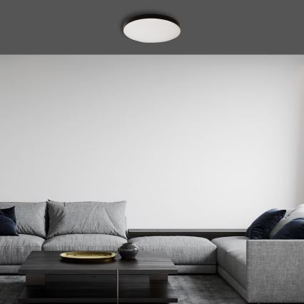 LED Badkamer plafondlamp MAYA LED/15W/230V diameter 33 cm IP44 zwart