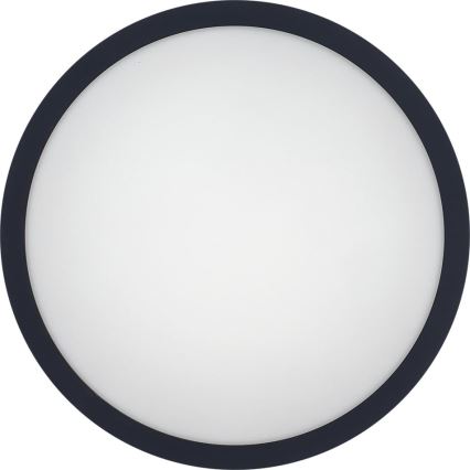 LED Badkamer plafondlamp met sensor ELLÉ LED/24W/230V 3000/4000/6500K diameter 26 cm IP54 antraciet