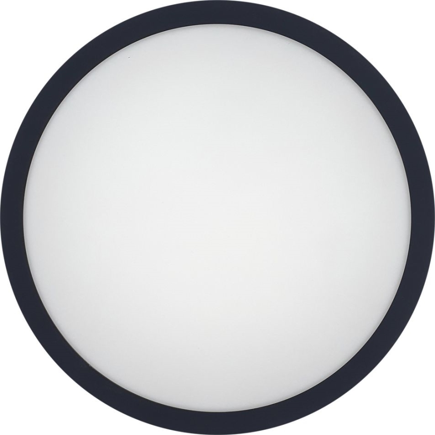 LED Badkamer plafondlamp met sensor ELLÉ LED/24W/230V 3000/4000/6500K diameter 26 cm IP54 antraciet