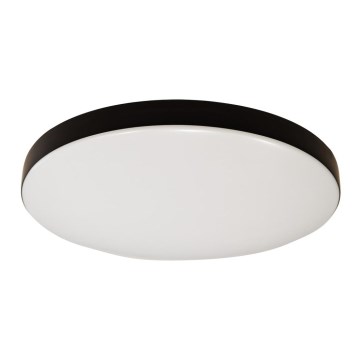 LED Badkamer plafondlamp met sensor MAYA LED/13W/230V diameter 33 cm IP44 zwart