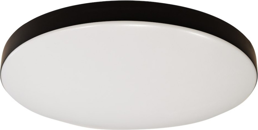 LED Badkamer plafondlamp met sensor MAYA LED/13W/230V Ø 33 cm IP44 zwart