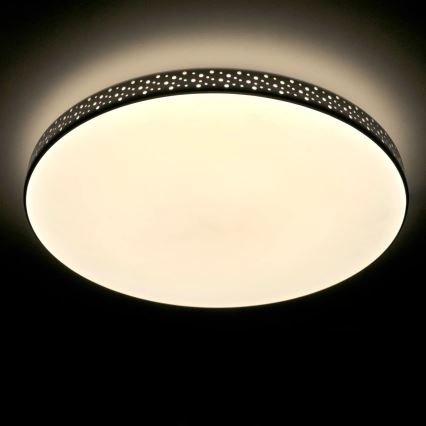 LED Badkamer plafondlamp MOON LED/18W/230V glanzend chroom IP44