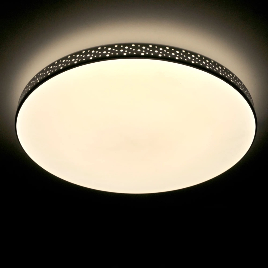 LED Badkamer plafondlamp MOON LED/18W/230V glanzend chroom IP44