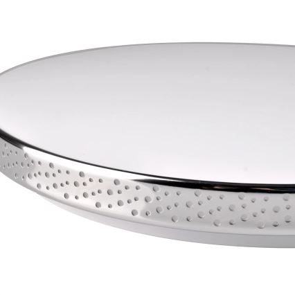 LED Badkamer plafondlamp MOON LED/18W/230V glanzend chroom IP44