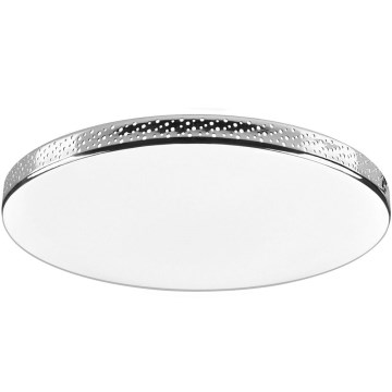 LED Badkamer plafondlamp MOON LED/18W/230V glanzend chroom IP44