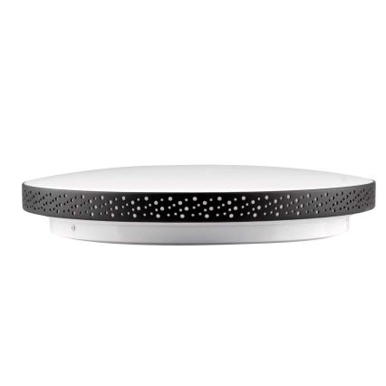 LED Badkamer plafondlamp MOON LED/18W/230V zwart IP44