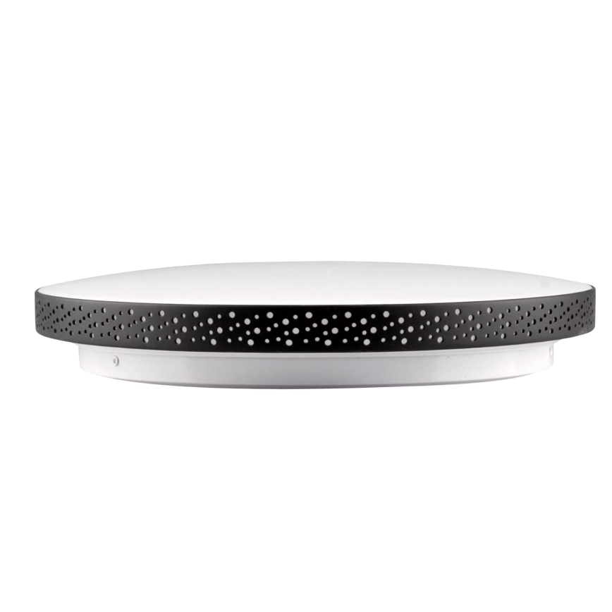 LED Badkamer plafondlamp MOON LED/18W/230V zwart IP44