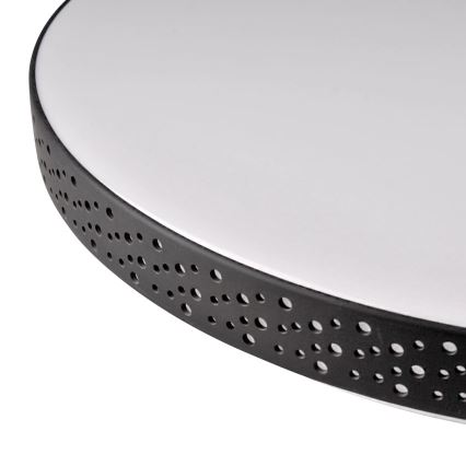 LED Badkamer plafondlamp MOON LED/18W/230V zwart IP44