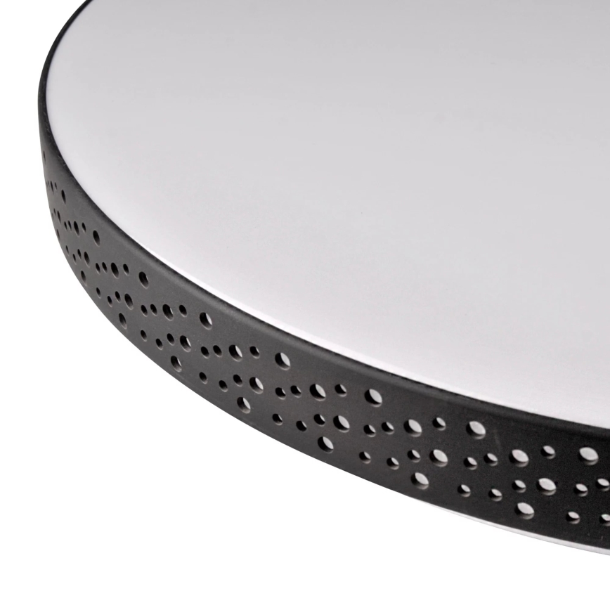 LED Badkamer plafondlamp MOON LED/18W/230V zwart IP44