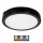 LED Badkamer plafondlamp NAIROS LED/18W/230V 3000/4000/6500K IP65 diameter 30 cm zwart