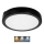 LED Badkamer plafondlamp NAIROS LED/24W/230V 3000/4000/6500K IP65 diameter 30 cm zwart