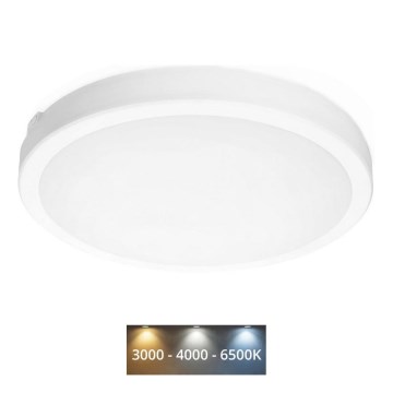 LED Badkamer plafondlamp NAIROS LED/36W/230V 3000/4000/6500K IP65 diameter 40 cm wit