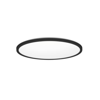 LED Badkamer plafondlamp NIVERA LED/12W/230V IP54 3000/4000/6000K diameter 22,5 cm zwart