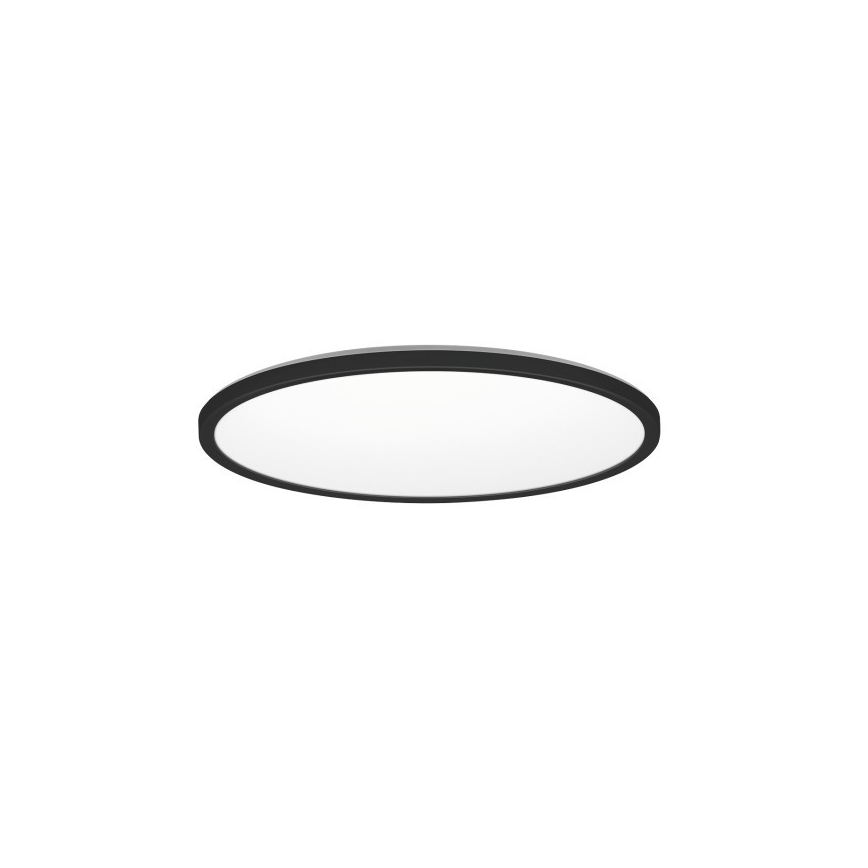 LED Badkamer plafondlamp NIVERA LED/12W/230V IP54 3000/4000/6000K diameter 22,5 cm zwart