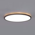 LED Badkamer plafondlamp NIVERA LED/18W/230V IP54 3000/4000/6000K diameter 30 cm zwart